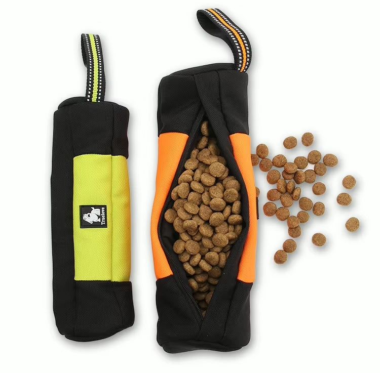 Leckerli-Beutel Hund – Snack Dummy Neongelb, S–XL