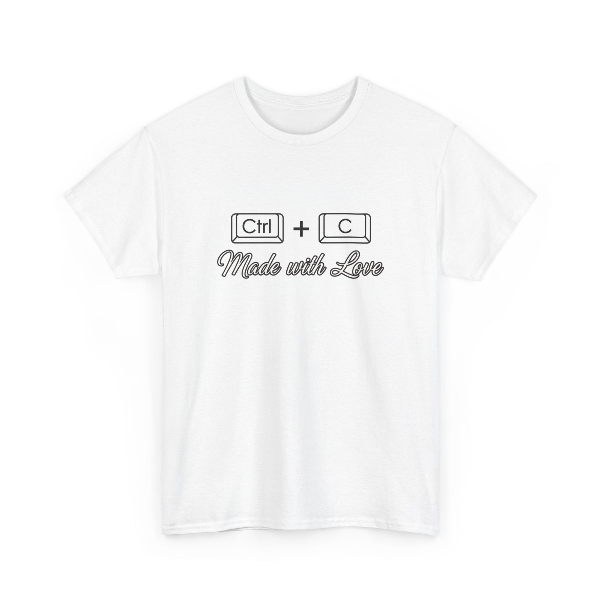 Programmierer T-Shirt Ctrl C - Bequemes Baumwoll-Shirt für IT-Profis und Nerds
