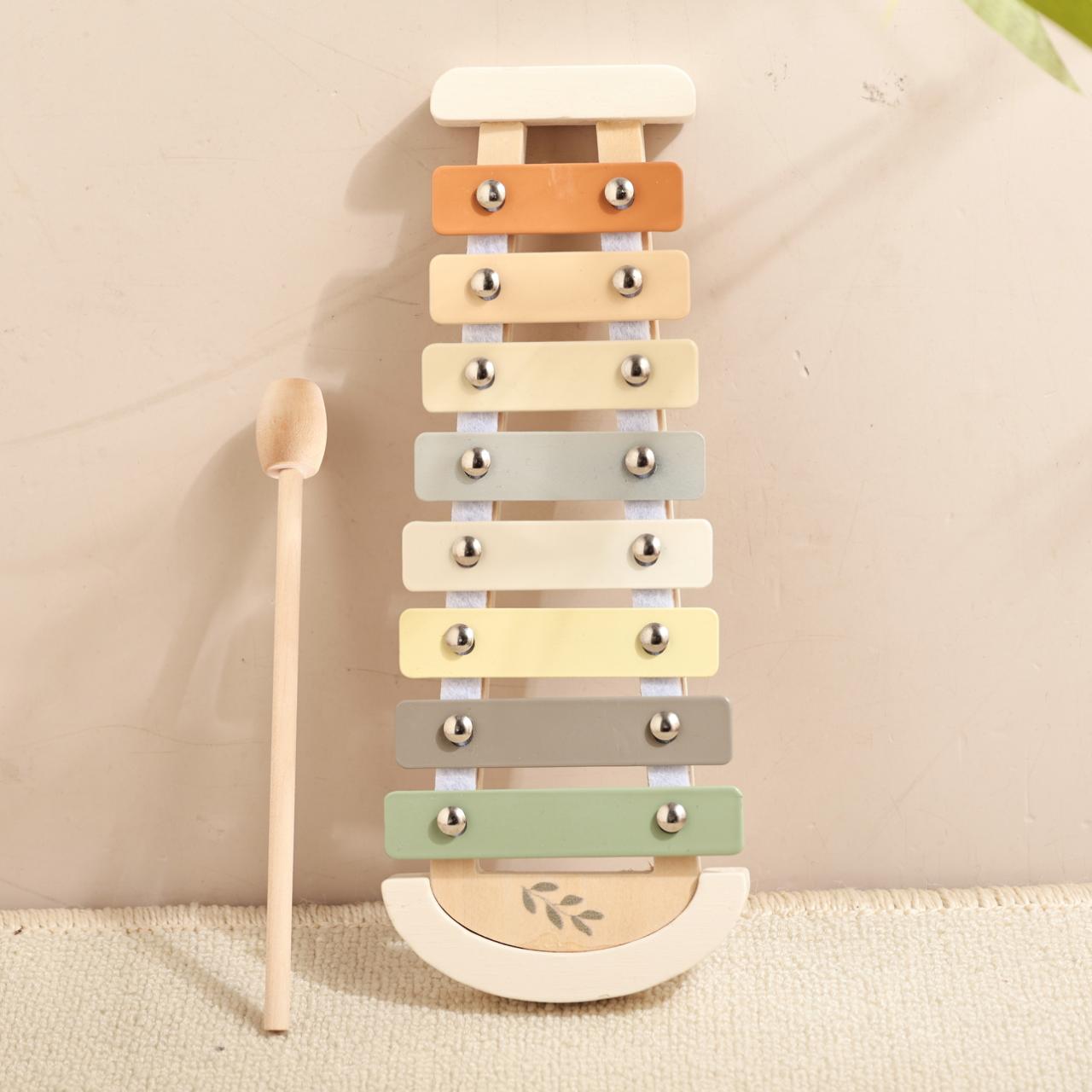 Holz Musikinstrument-Set Eichhörnchen – Montessori ab 12 Monaten