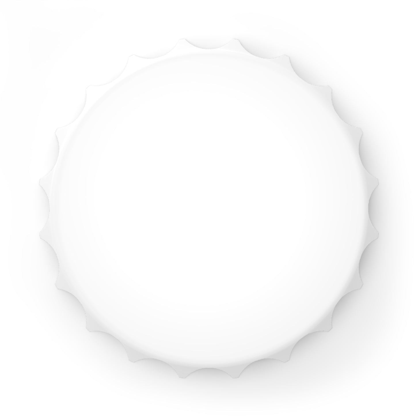 Magnetischer Flaschenöffner Metall für Kühlschrank mit Kronkorken-Auffang 