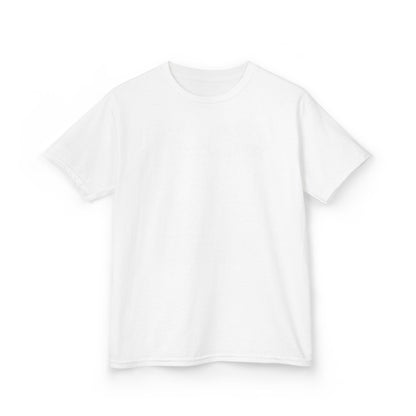 Personalisierbares Kinder T-Shirt in Weiß aus Baumwolle – Mit Text oder Motiv gestaltbar