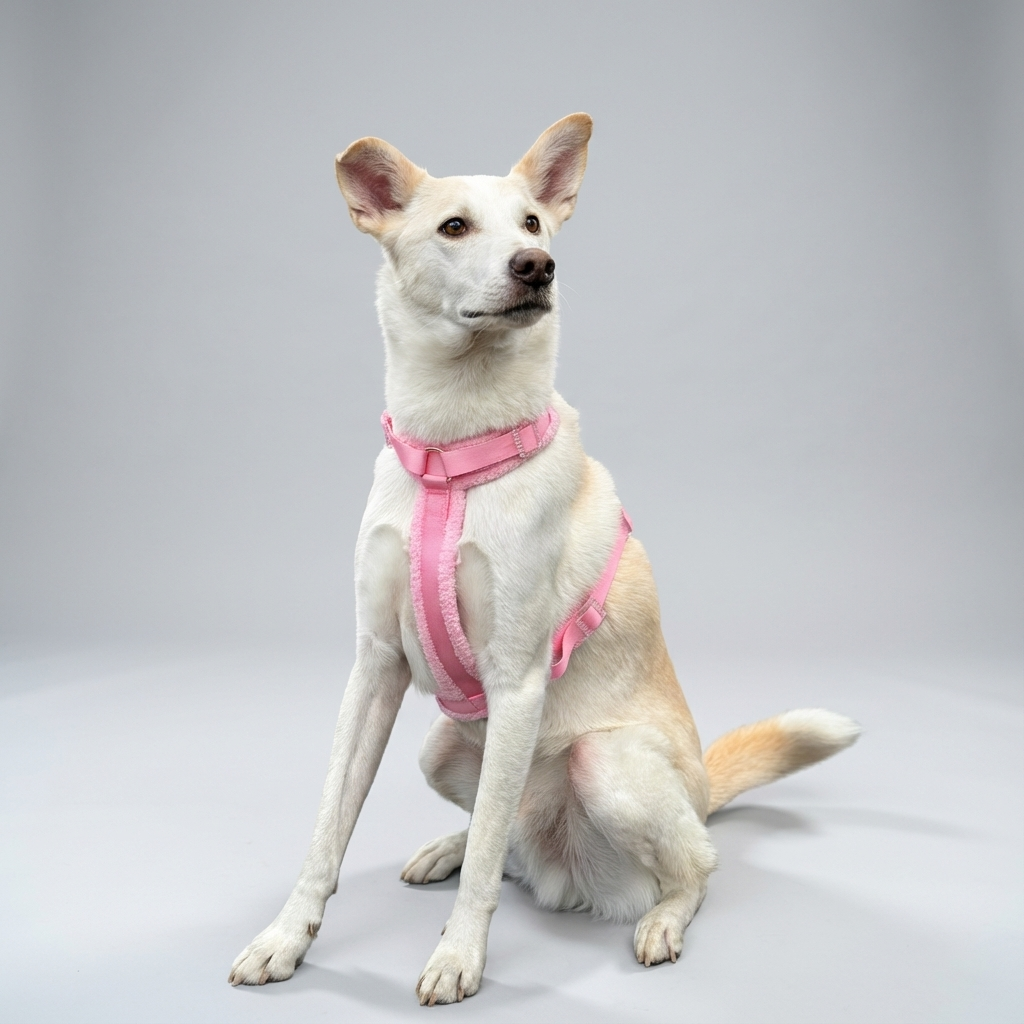 Hundegeschirr Teddy Rosa - Verstellbar und sicher mit Metallverschlüssen