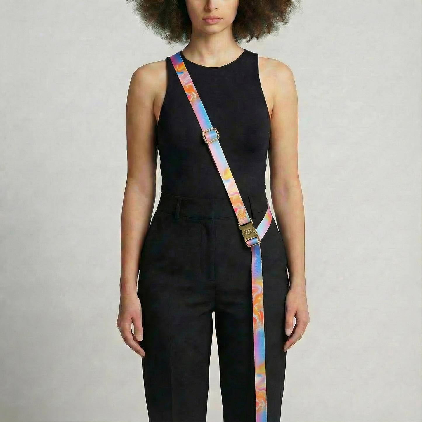  Aurora Hands-Free Hundeleine mit Nordlicht-Design und goldenen Metallbeschlägen - Freihändige 2m Leine von MKM Conceptstore

