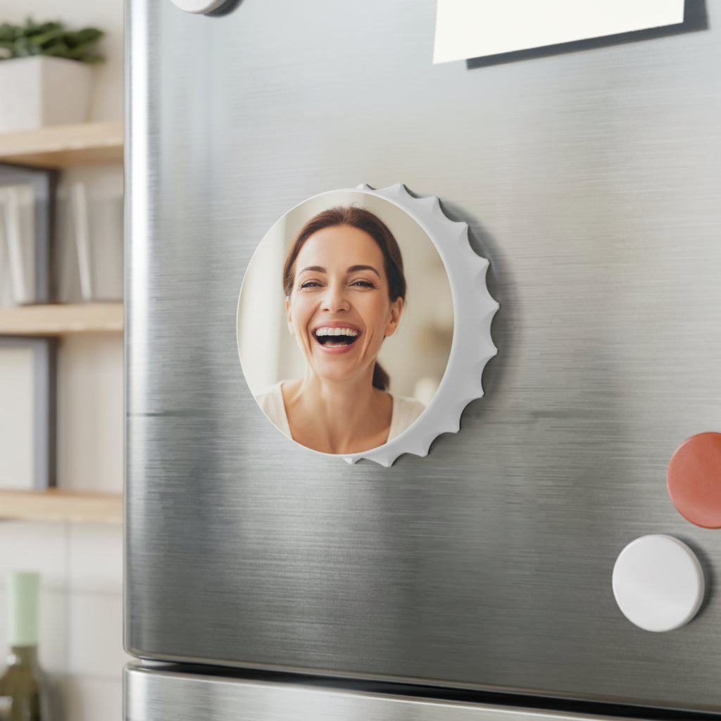 Magnetischer Kühlschrank Flaschenöffner - 2 Öffnungsmechanismen für alle Kronkorken