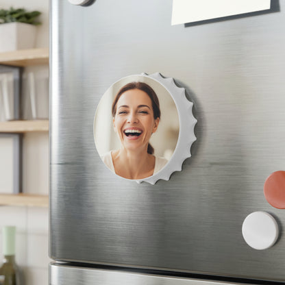 Magnetischer Kühlschrank Flaschenöffner - 2 Öffnungsmechanismen für alle Kronkorken