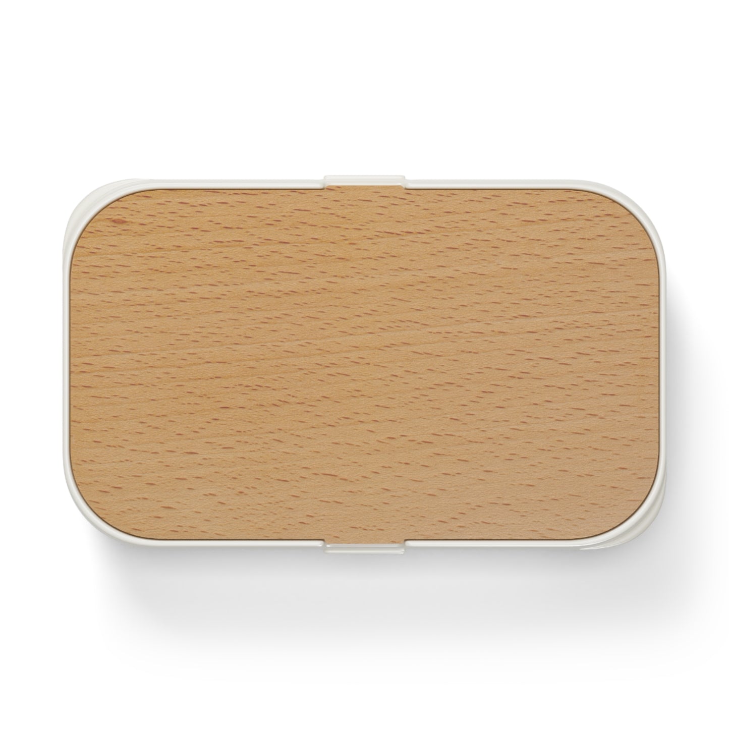 Personalisierte Bento Lunchbox mit Holzdeckel - individuell bedruckbar mit Logo und Name
