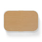 Personalisierte Bento Lunchbox mit Holzdeckel - individuell bedruckbar mit Logo und Name
