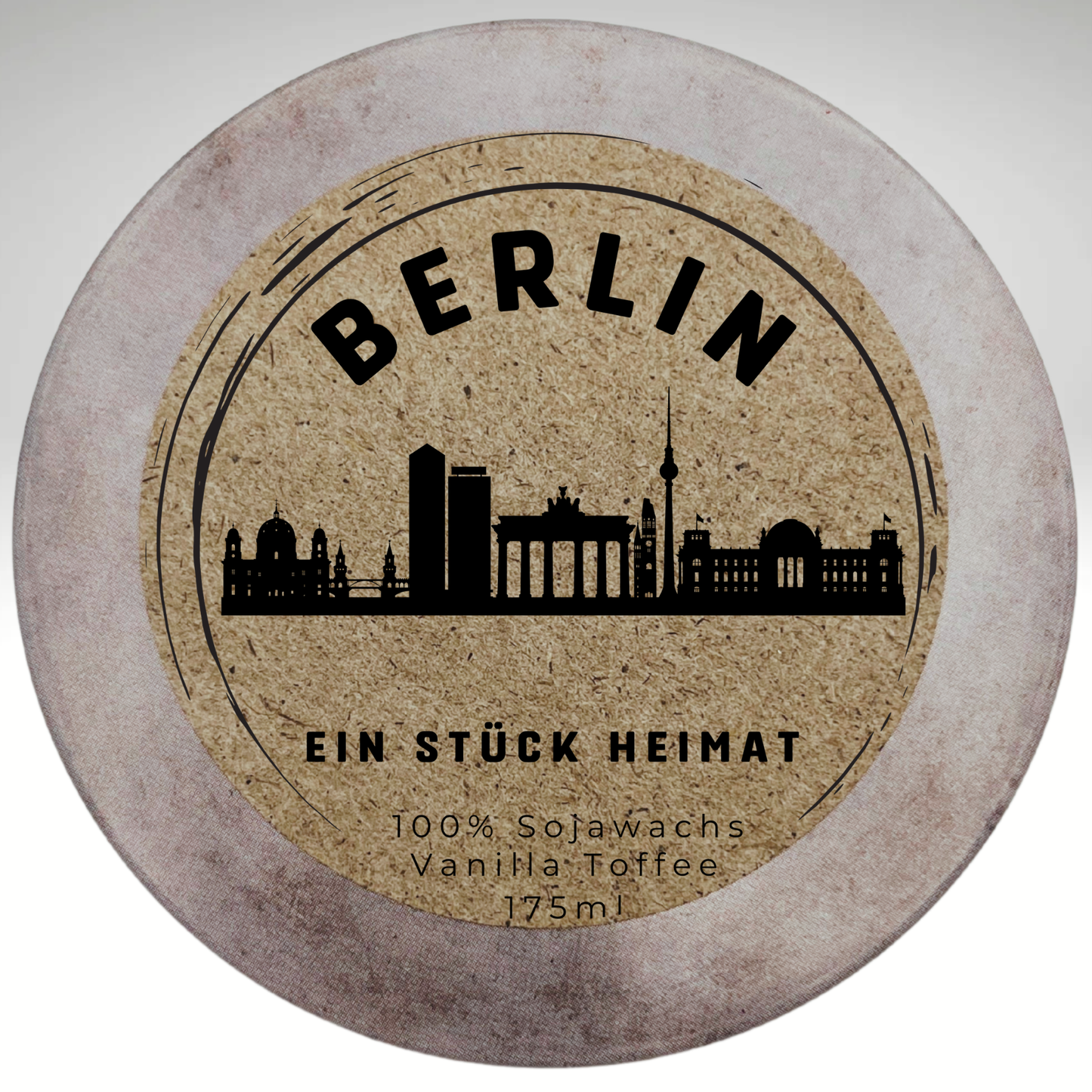 Personalisierte Duftkerze Stadt-Design – Skyline Kerze kaufen