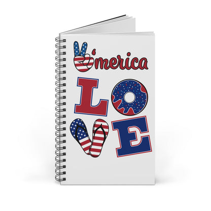 Personalisiertes Spiral-Notizbuch A5 mit Linien und individuellem Design auf dem Cover
