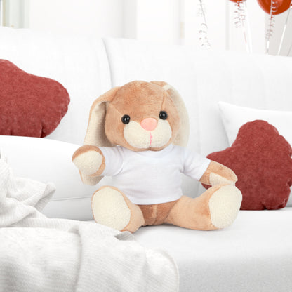 Personalisierbarer Teddybär mit individuellem T-Shirt — Plüschtier-Geschenk mit Wunschbild oder Wunschtext