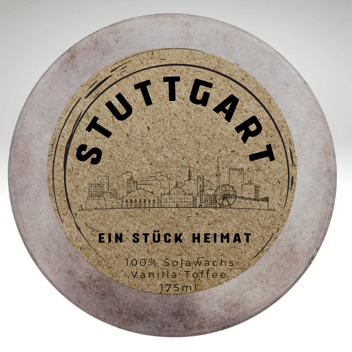Personalisierte Duftkerze Stadt-Design – Skyline Kerze kaufen