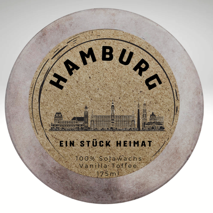 Personalisierte Duftkerze Stadt-Design – Skyline Kerze kaufen