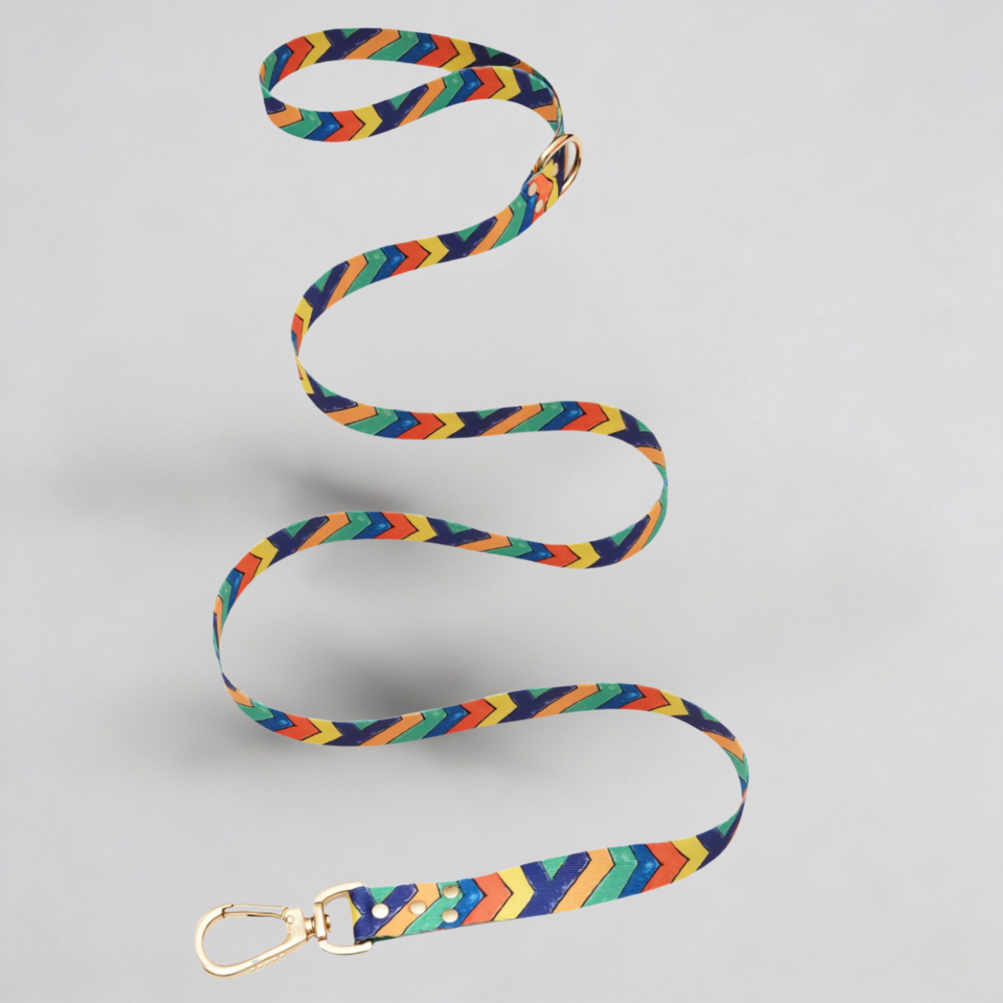 Hundeleine Festival 1,1m - Leichte Premium-Leine mit Gold-Details