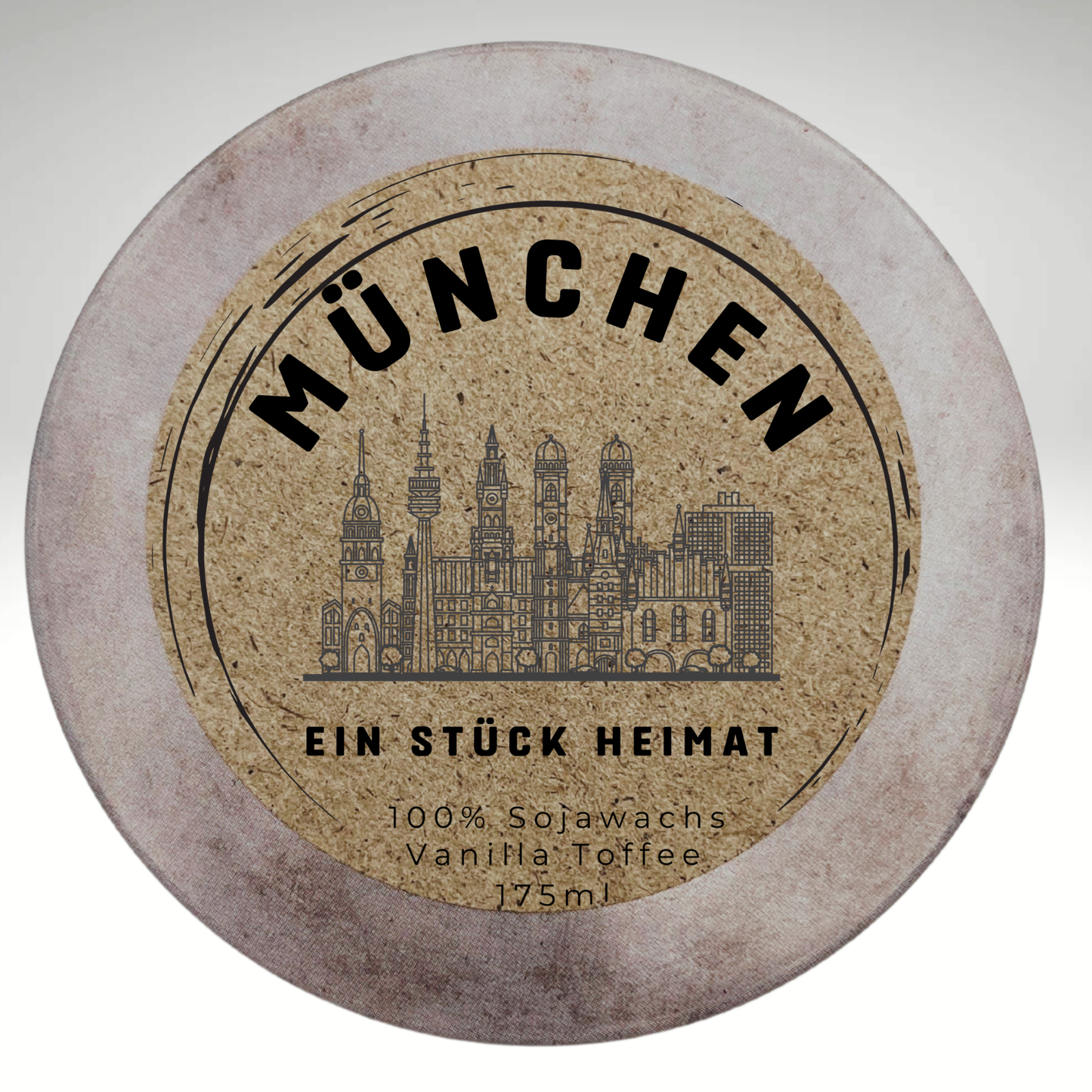 Personalisierte Duftkerze Stadt-Design – Skyline Kerze kaufen