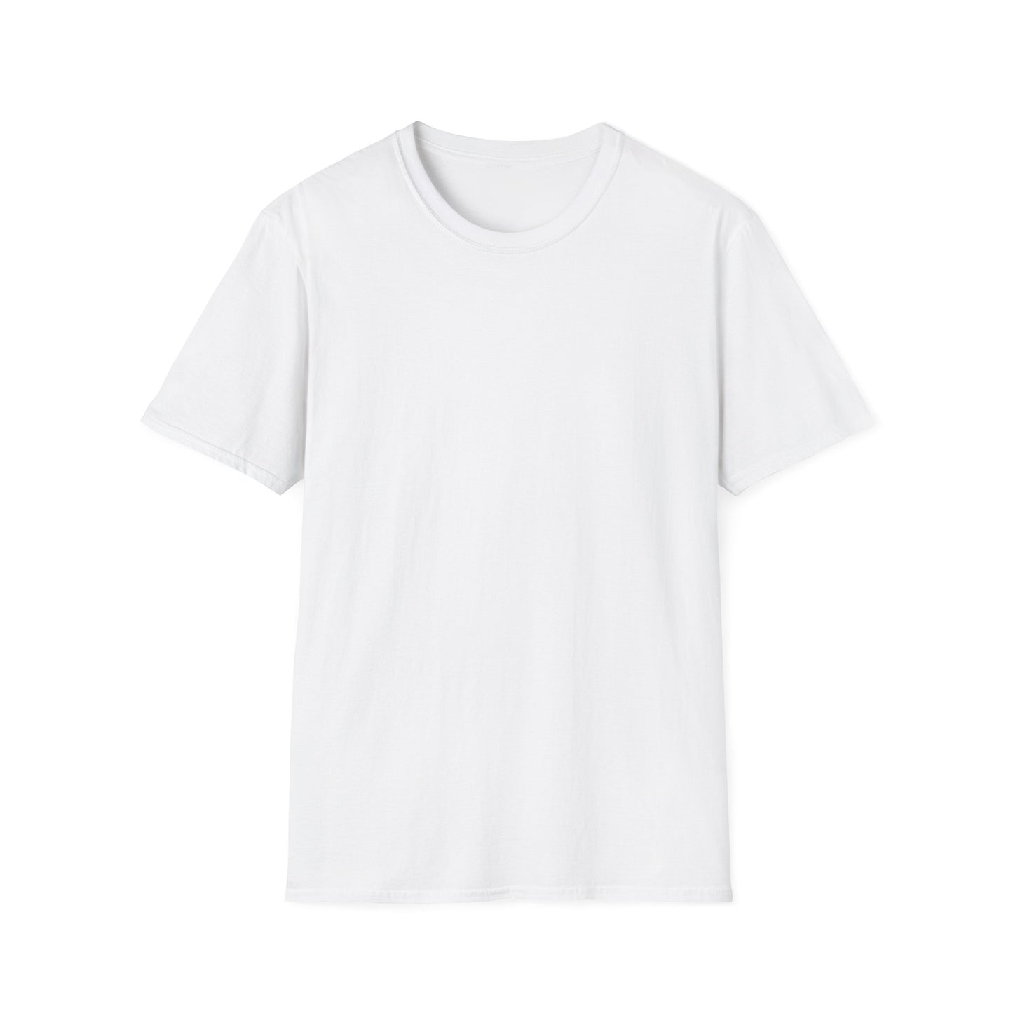 Weißes T-Shirt Vorderansicht Wanna Date Me Design personalisierbar


