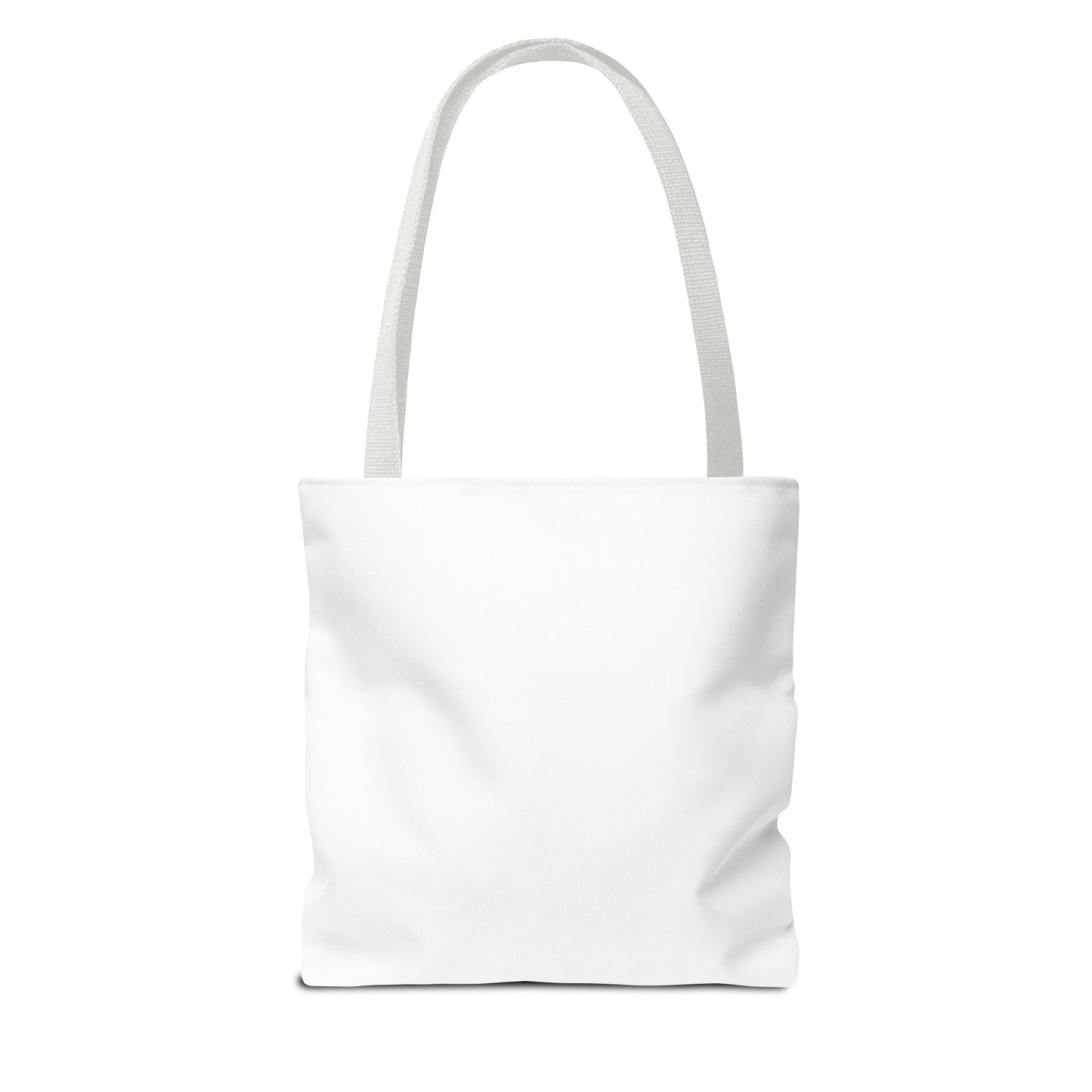 Canvas Shopper Tasche weiß - Mockup mit Cartoon-Design