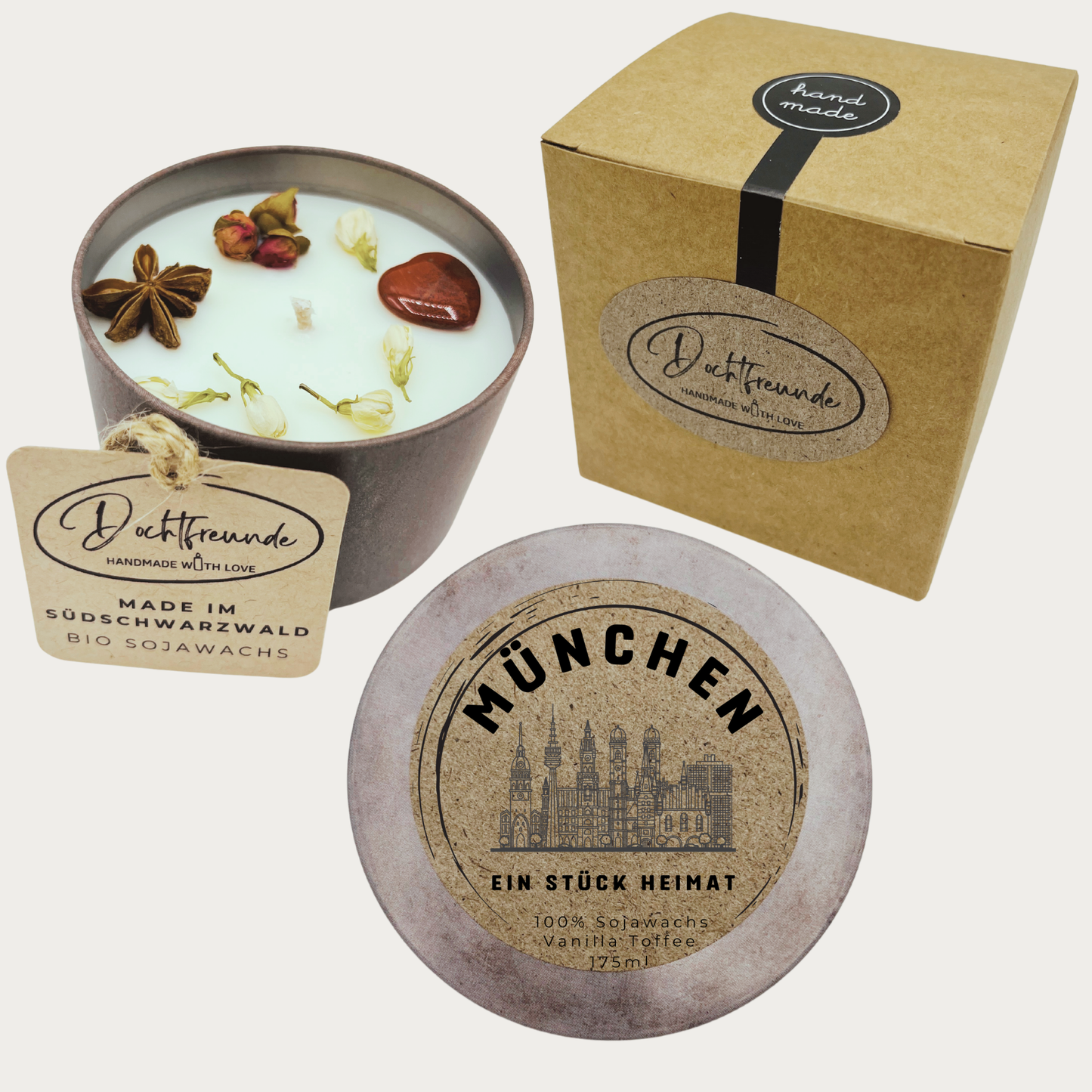 Personalisierte Duftkerze Stadt-Design – Skyline Kerze kaufen