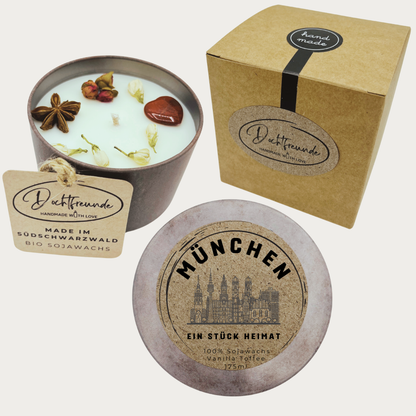 Personalisierte Duftkerze Stadt-Design – Skyline Kerze kaufen
