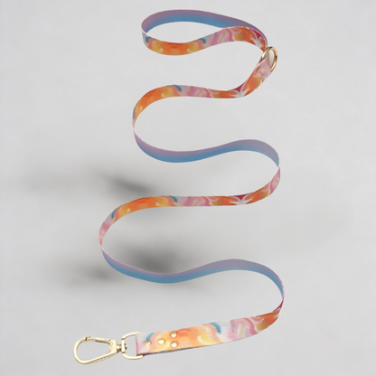  Hundeleine Aurora Detail - Premium Goldmetall-Verschluss und Karabiner

