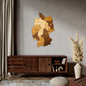 Deutschland 3D Holzkarte – Wanddeko aus Holz