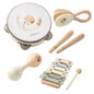 Holz Musikinstrument-Set Eichhörnchen – Montessori ab 12 Monaten