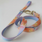  Hundeleine Aurora mit Goldmetall-Accessoires - Schnelltrocknend 1,1m

