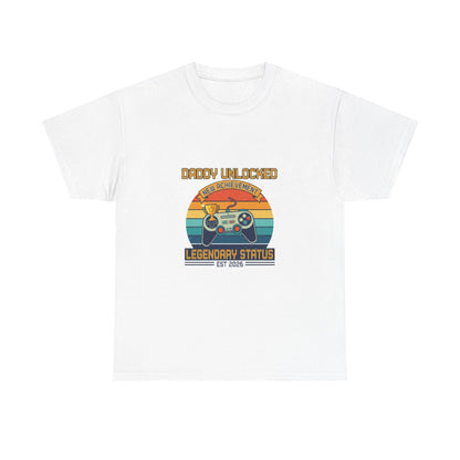 Daddy Unlocked T-Shirt – Gaming Vater Geschenk Retro