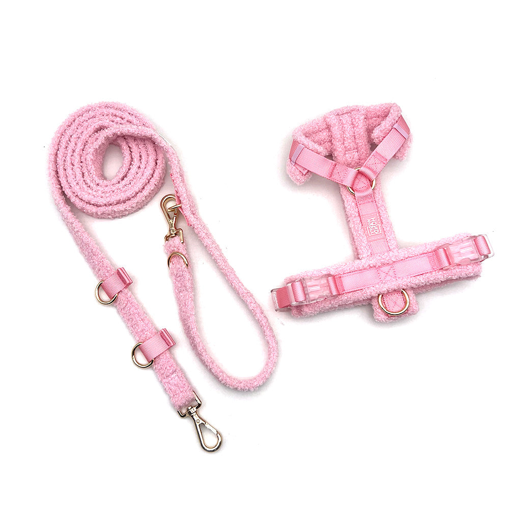 Größentabelle Hundegeschirr - Brustumfang messen für perfekte PassformTeddy Hundegeschirr Pink - Weiche Polsterung für maximalen Komfort
