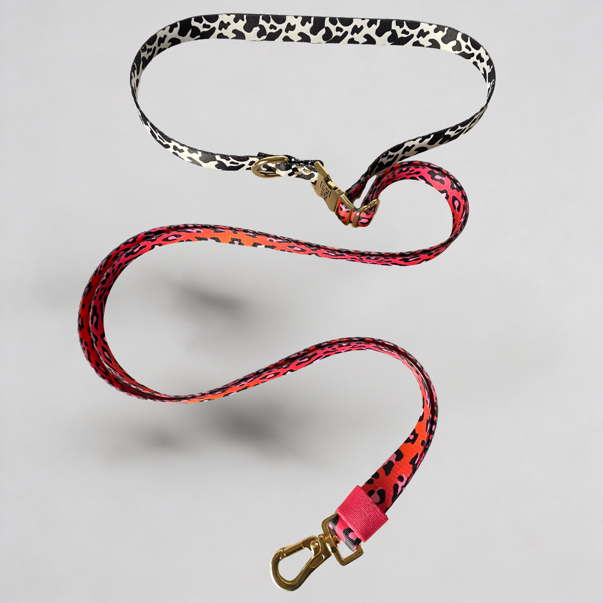 Hundeleine CandyMix Detail - Premium Gold-Karabiner und Verschluss