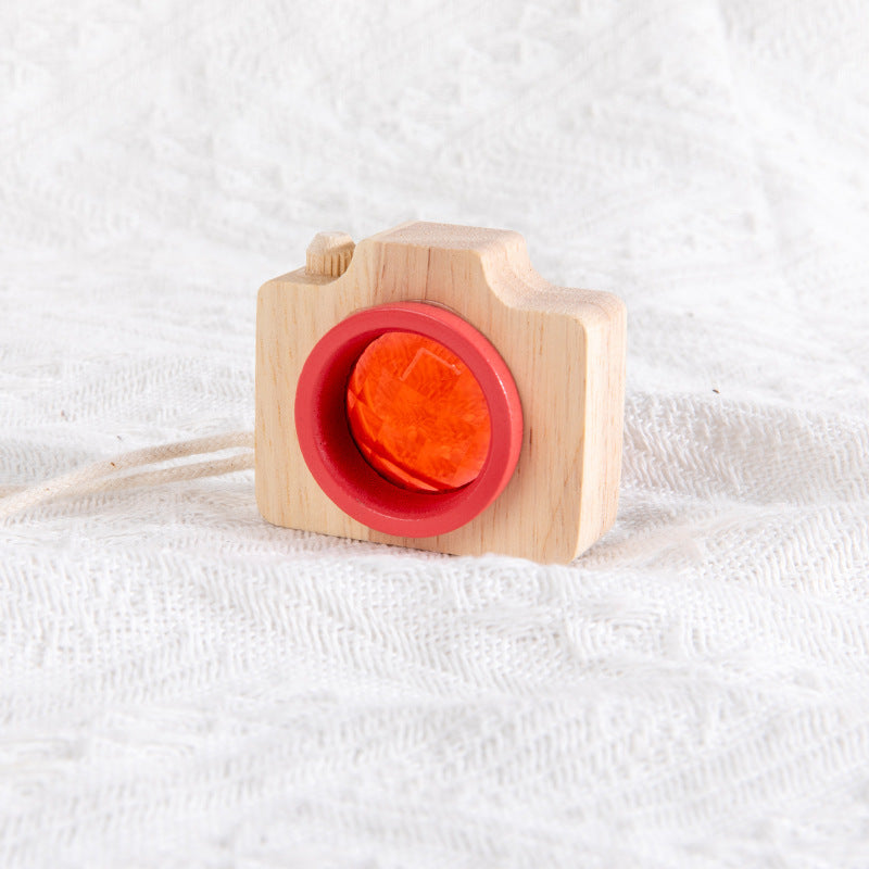 Holz Spielzeugkamera für Kinder – Kaleidoskop & Rollenspiel
