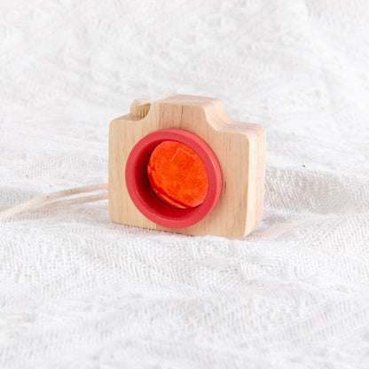 Holz Spielzeugkamera für Kinder – Kaleidoskop & Rollenspiel