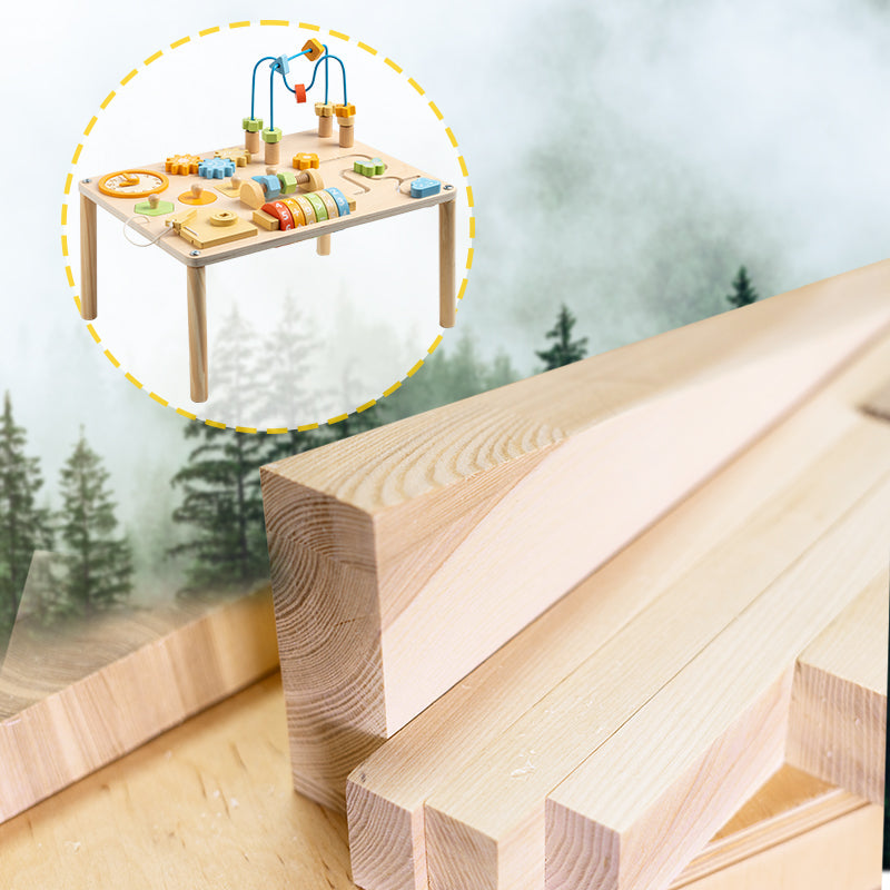 Montessori Spieltisch aus Holz – Lernspielzeug ab 1 Jahr