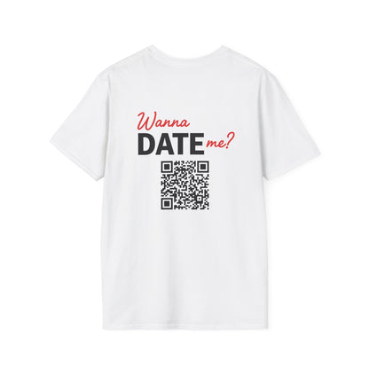 
QR-Code Detail auf T-Shirt individuell bedruckt mit Instagram Link

