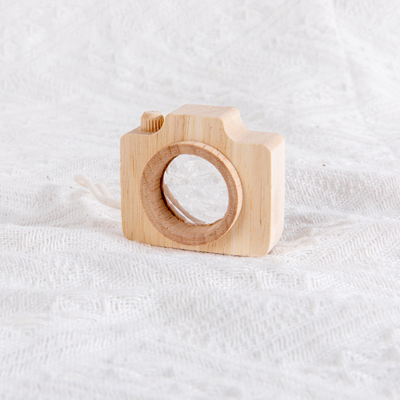 Holz Spielzeugkamera für Kinder – Kaleidoskop & Rollenspiel