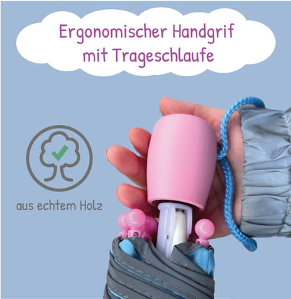 Magic Regenschirm Meerjungfrau – Farbwechsel bei Regen für Kinder