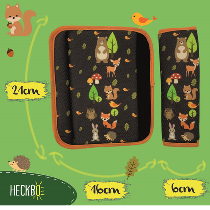 Auto Gurtschutz Waldtiere