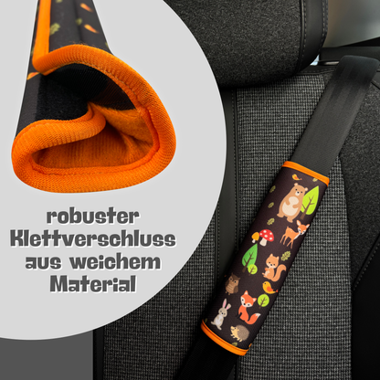 Auto Gurtschutz Waldtiere