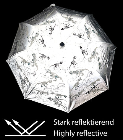 Magic Reflektor Regenschirm Dinosaurier