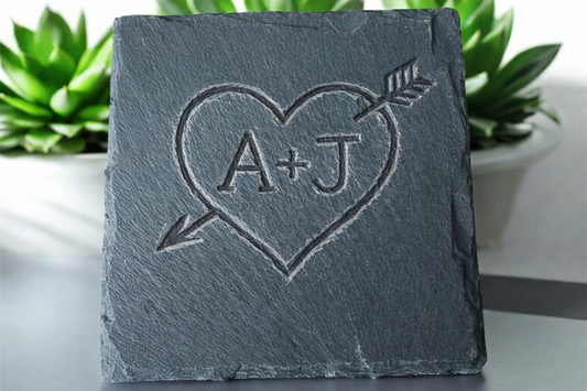 Personalsierbarer Schiefer Untersetzer