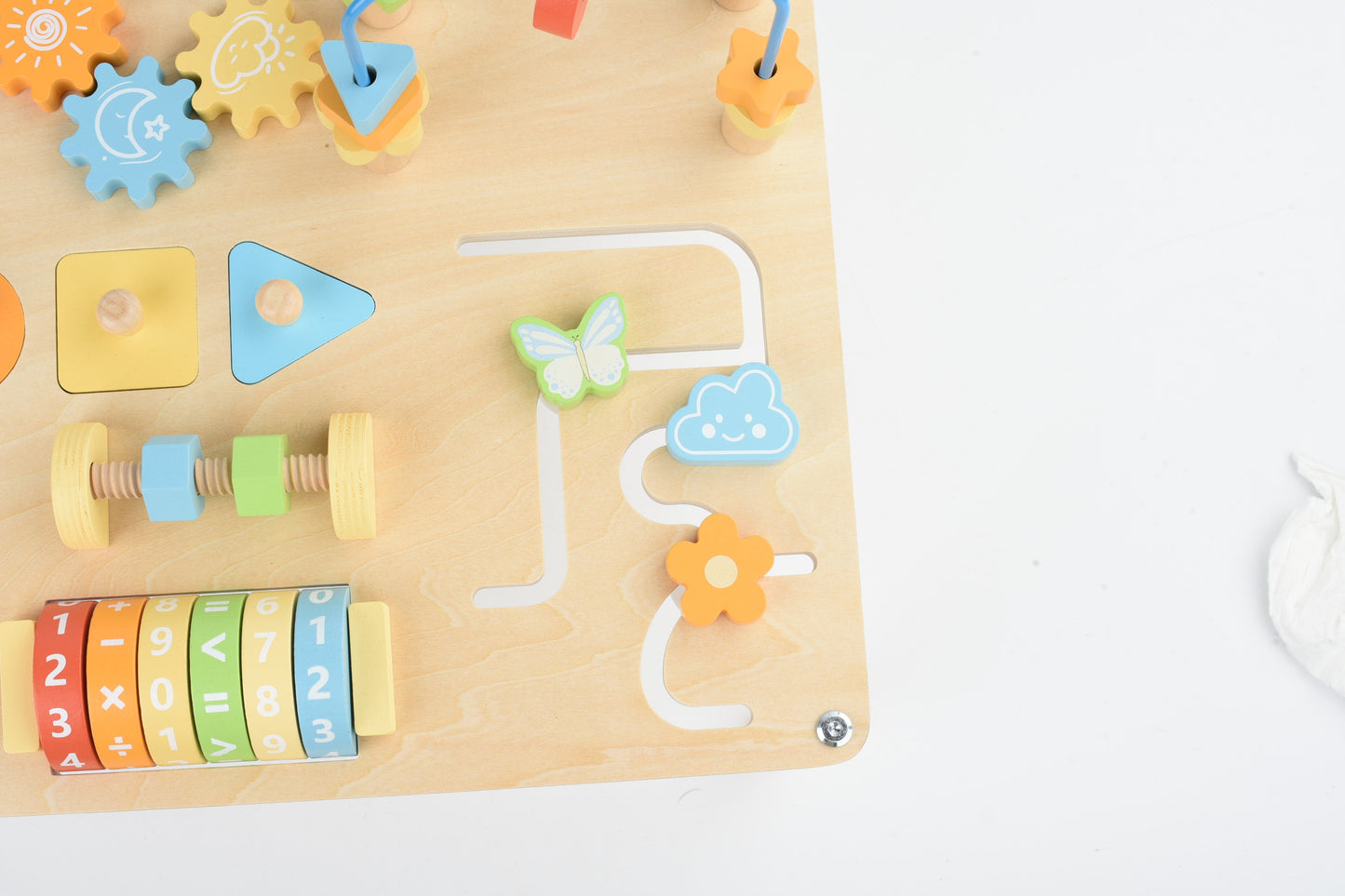 Montessori Spieltisch aus Holz – Lernspielzeug ab 1 Jahr