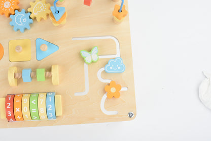 Montessori Spieltisch aus Holz – Lernspielzeug ab 1 Jahr