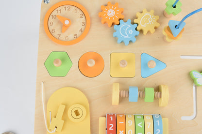 Montessori Spieltisch aus Holz – Lernspielzeug ab 1 Jahr