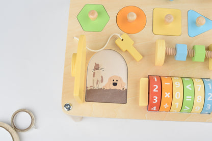 Montessori Spieltisch aus Holz – Lernspielzeug ab 1 Jahr