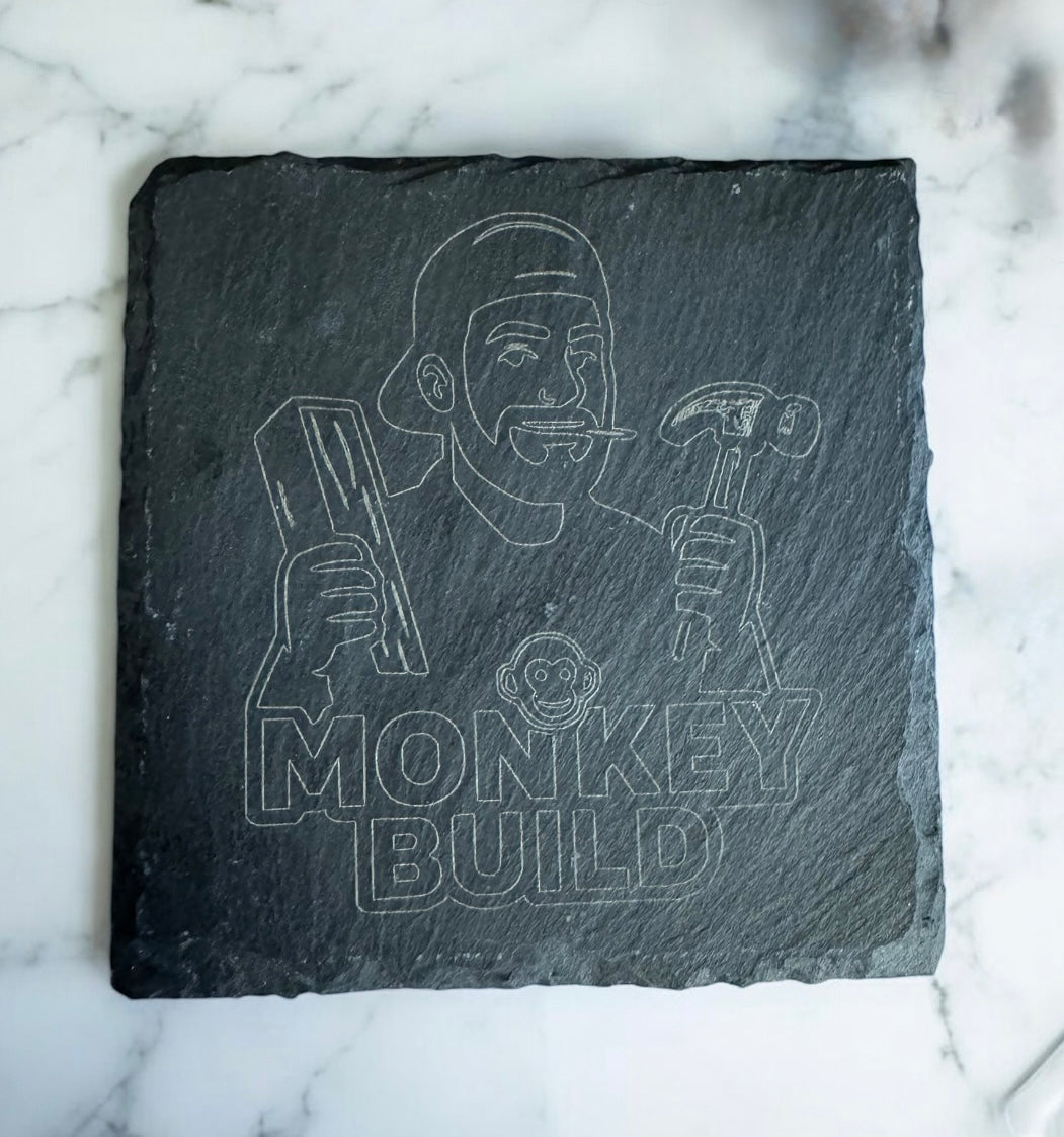 Personalsierbarer Schiefer Untersetzer