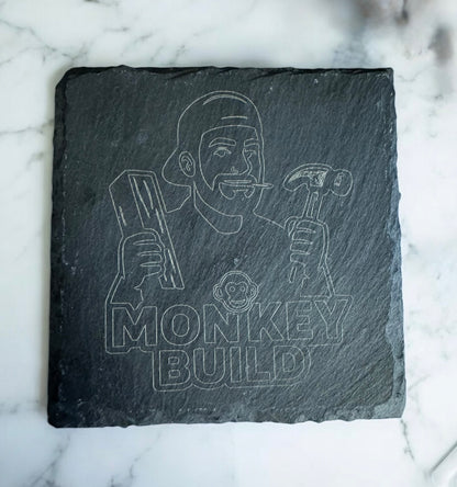 Personalsierbarer Schiefer Untersetzer