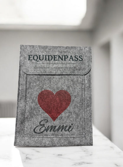 Filztasche für Equidenpass