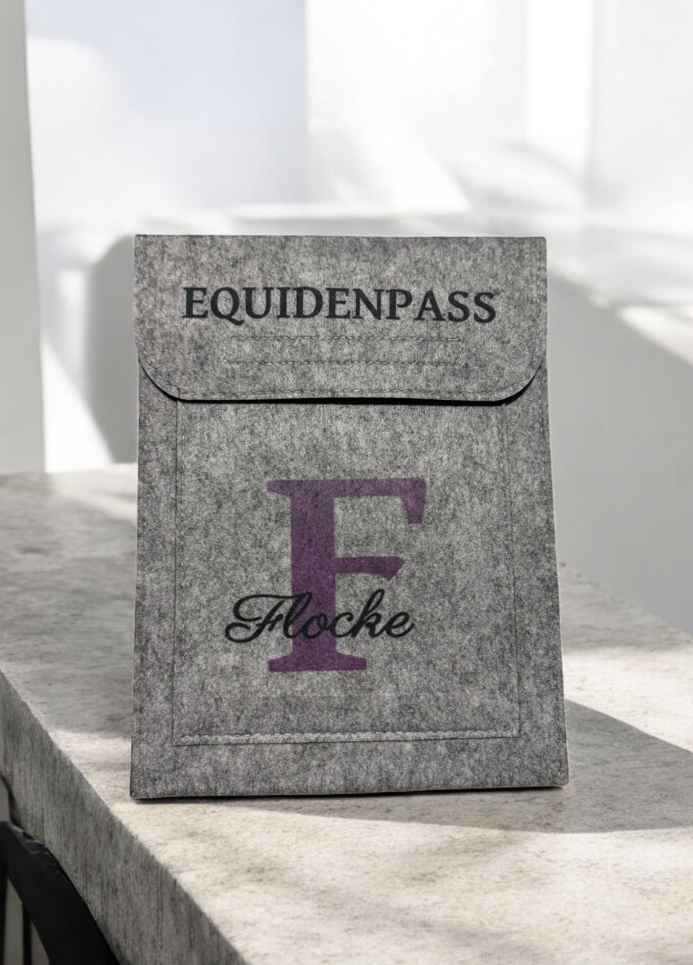 Filztasche für Equidenpass