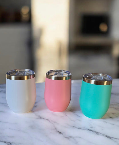 Reisebecher aus Edelstahl personalisierbar – Heiß & kalt genießen