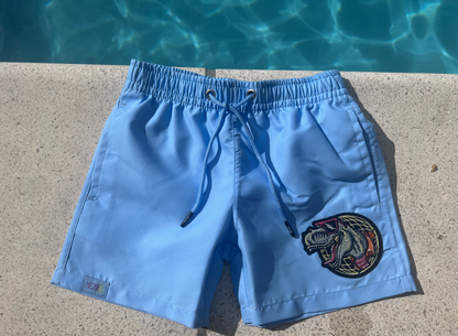 Jungen Badehose Dinosaurier – Magic Badeshorts für Kinder 4–7 Jahre