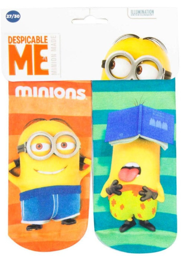 Minions Kindersocken 2 Paar Ich einfach unverbesserlich – Unisex Größen 23-34 – Kindergeschenk bunt lustig
